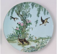 藏品(蘆雁 盤)的圖片