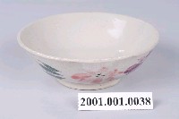 藏品(手繪粉紅釉花卉紋碗)的圖片