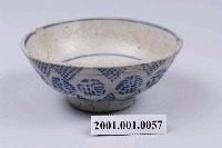 藏品(青花印花「福壽」字紋碗)的圖片