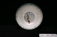 藏品(青花印花卷草紋碗)的圖片