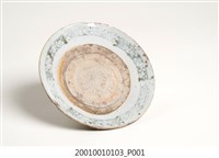 藏品(轉印青花花卉紋圓盤)的圖片