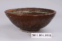 藏品(紅褐釉螺旋紋特大碗)的圖片