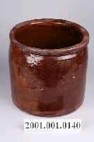 藏品(褐釉環狀橫紋油罐)的圖片