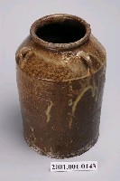 藏品(褐釉四耳直壁油罐)的圖片