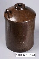 藏品(褐釉單耳素面酒甕)的圖片