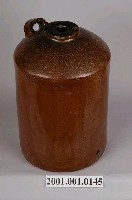 藏品(褐紅釉單耳素面酒甕)的圖片