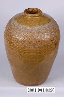 藏品(黃釉壓印紋酒甕)的圖片