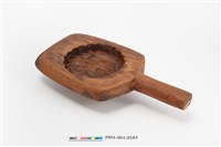 藏品(五邊形單面雕雲鳳紋帶柄餅印)的圖片