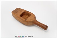 藏品(酒瓶形單面雕文字紋帶柄餅印)的圖片