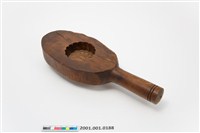 藏品(橢圓形單面雕文字紋帶柄餅印)的圖片