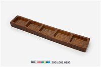 藏品(長條板單面雕六圓花糕印)的圖片