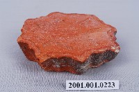 藏品(不規則形單面雕佛手紋紅磚燒粿印)的圖片