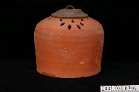 藏品(磚燒花草紋附蓋火籠)的圖片