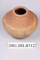 藏品(紅陶素燒折肩甕)的圖片
