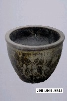 藏品(黑釉魚蝦紋魚缸)的圖片