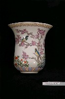 藏品(粉彩花鳥壁瓶)的圖片