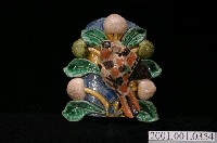 藏品(貼花鳥果壁瓶)的圖片