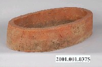 藏品(紅磚胎橢圓體豬槽)的圖片