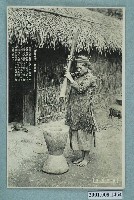 藏品(拿杵搗小米的排灣族婦女)的圖片