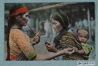 藏品(抽煙斗的泰雅族婦女)的圖片