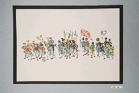 藏品(長崎版畫－軍樂隊吹奏行進圖)的圖片