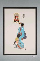 藏品(長崎版畫－唐館交加遊女圖)的圖片