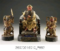 藏品(木雕玄天上帝康趙元帥神像組)的圖片