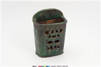 藏品(綠釉半橢圓形百子筷筒)的圖片