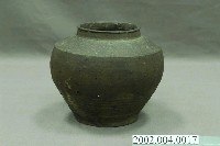 藏品(褐釉壓印紋陶甕)的圖片