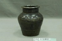 藏品(深褐釉素面陶甕)的圖片