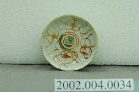 藏品(鬥彩蝴蝶紋小圓碟)的圖片