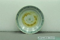 藏品(轉印青花花卉紋圓盤)的圖片