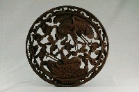 藏品(鸞鳳和鳴透雕木飾件)的圖片