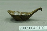藏品(紅陶淺褐釉湯匙)的圖片