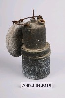 藏品(錏鉛製電石燈)的圖片