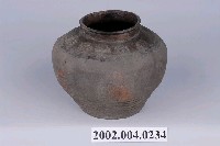 藏品(素燒環壽紋陶甕)的圖片