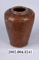 藏品(褐釉素面陶甕)的圖片
