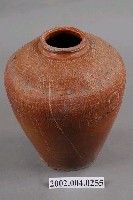 藏品(褐紅釉龜殼紋陶甕)的圖片