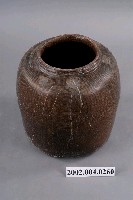 藏品(深褐釉壓印紋陶甕)的圖片