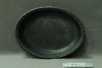 藏品(銀製橢圓連珠紋盤)的圖片