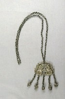 藏品(雙葫蘆鎖片項鍊)的圖片