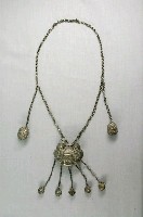 藏品(福祿壽三仙鎖片項鍊)的圖片