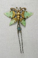 藏品(翠玉金蝴蝶步搖)的圖片