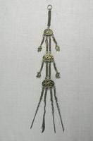 藏品(金屬製垂墜鍊耳飾)的圖片