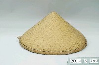 藏品(錐形竹編鍋蓋)的圖片