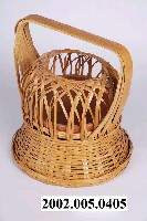 藏品(手提竹編火籠)的圖片