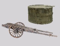 藏品(灌溉桶與板車)的圖片