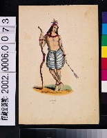 藏品(手工彩繪版畫之福爾摩沙人)的圖片