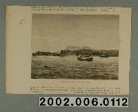 藏品(莫納特繪〈打狗港的北端〉及葛雷傑特繪〈熱蘭遮城城門〉)的圖片