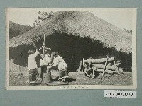 藏品(原住民的住家屋舍及搗粟情形)的圖片